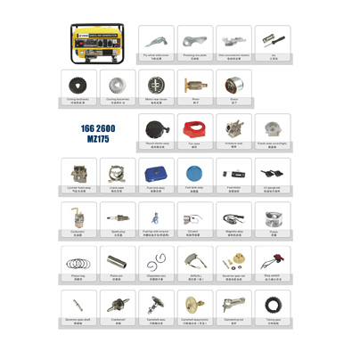 166/2600/MZ175 Spare parts