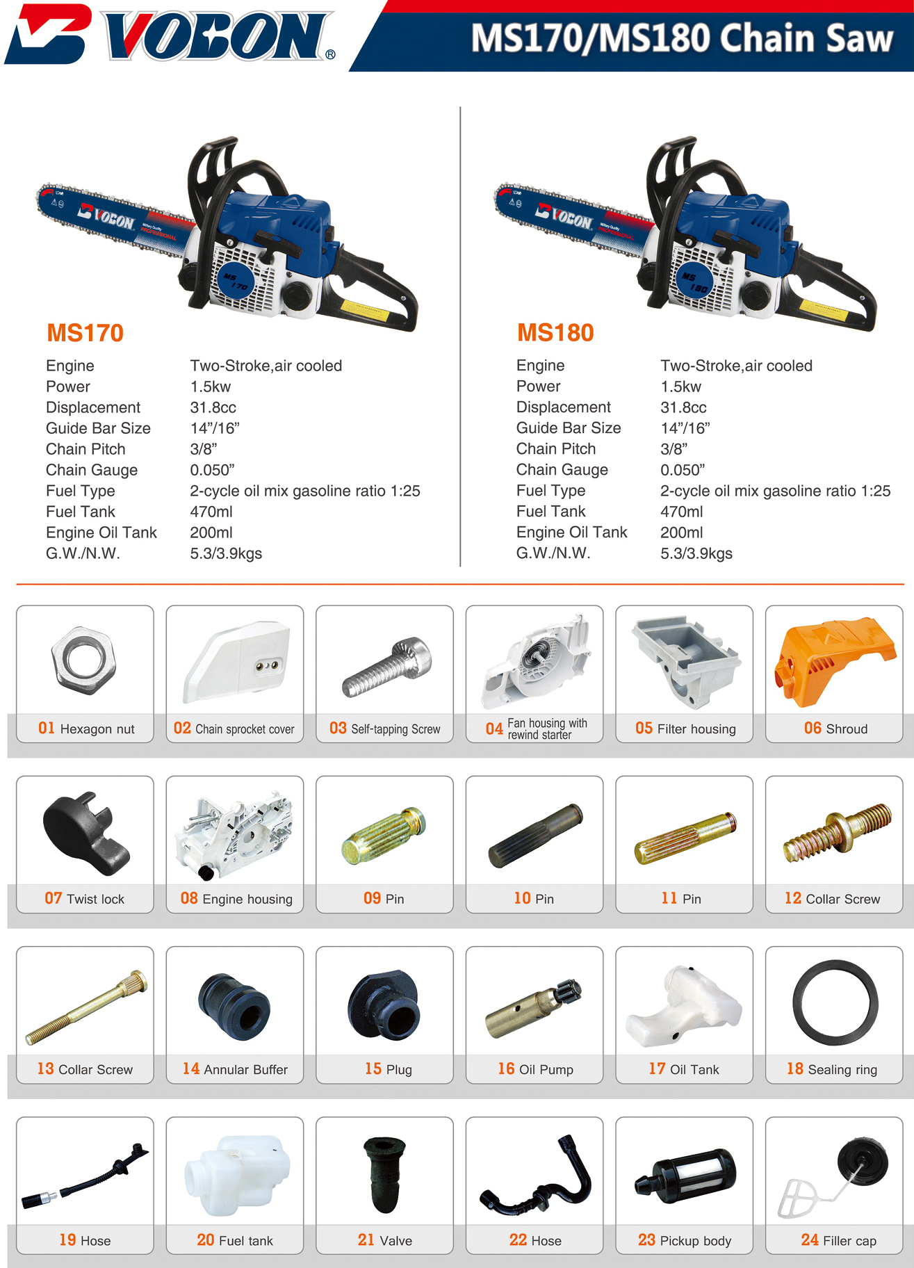 MS170MS180 Chain Saw
